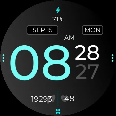 Digital Time Watch Face screenshot 9