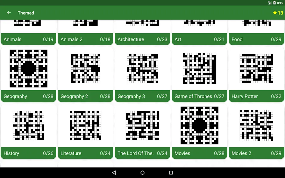 English Crossword Puzzle screenshot 15