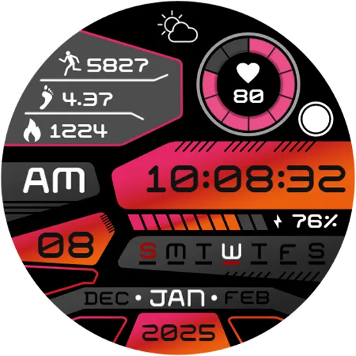 Digital Quantum HUD Watch Face screenshot 17