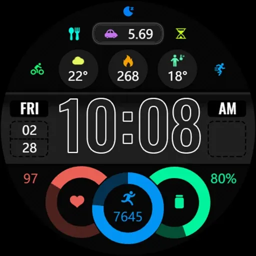 ZKin Watch Dark Color Function screenshot 8