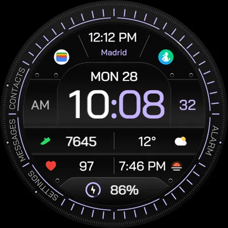 TVV Digital 7 Watch Face screenshot 12