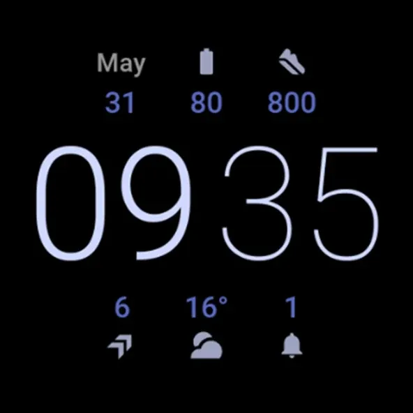 Simple Digital Watch Face screenshot 10