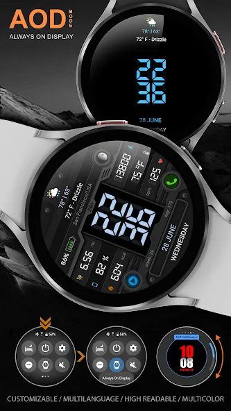 WFP 051 Military watch face screenshot 5