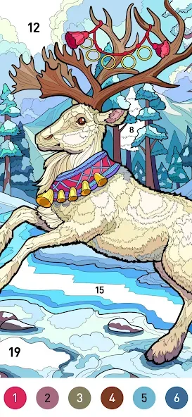 Christmas Winter Coloring Book screenshot 4