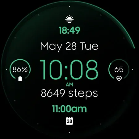 Shine 360 - digital watch face screenshot 12