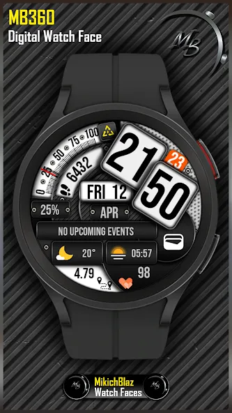 Digital Watch Face MB360 screenshot 1