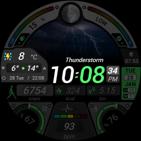 Rainbow Weather - Watch Face screenshot 32