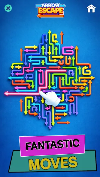Arrows Escape - Path Puzzle screenshot 1