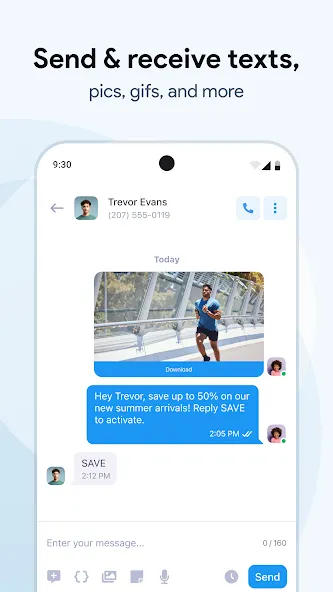 Business Texting with Salesmsg screenshot 3