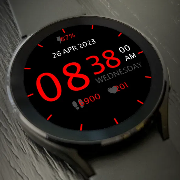 Key048 Digital Watch Face screenshot 2