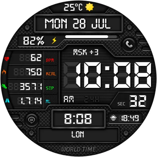 DIGI LONT CTS39 Watch face screenshot 13