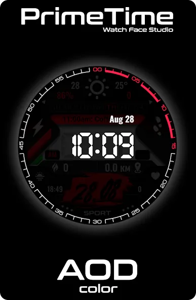 PT16 Digital Watch Face screenshot 8