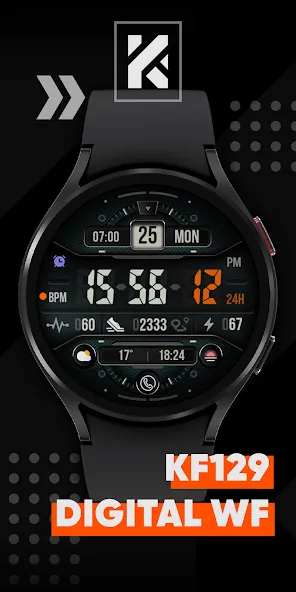 KF129 WATCH FACE screenshot 1