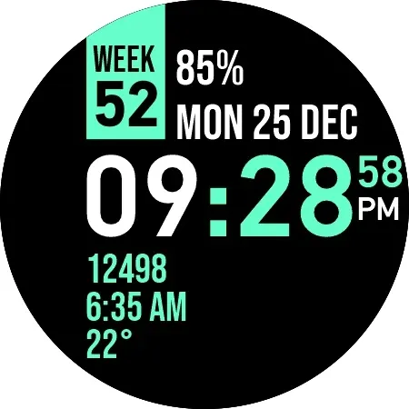 Week Watch Face screenshot 33