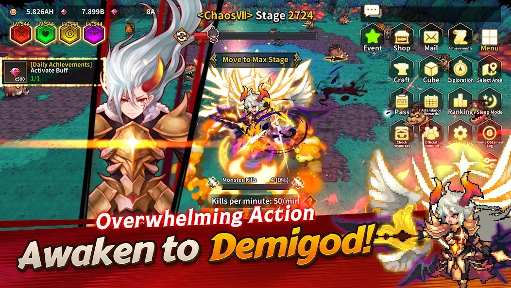 Demigod Idle: Rise of a legend screenshot 4