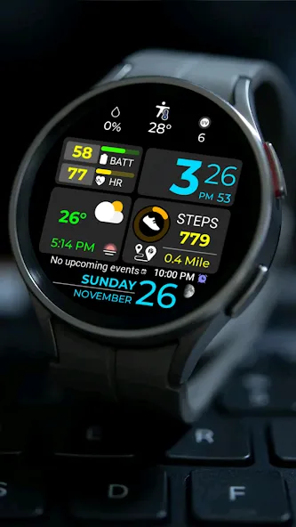 Dark Tiles Infomative NTV569 screenshot 6