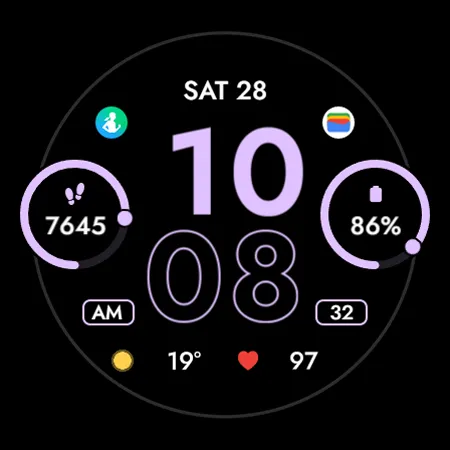 TVV Fitness 4 Watch Face screenshot 12