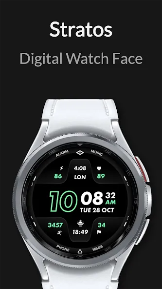 Stratos: Digital Watch Face screenshot 2