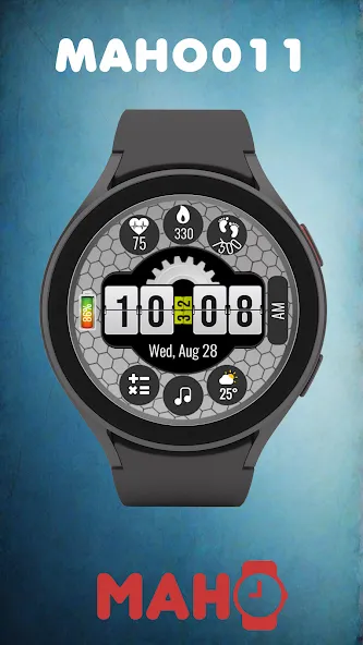 MAHO011 Wear OS Watch Face screenshot 1