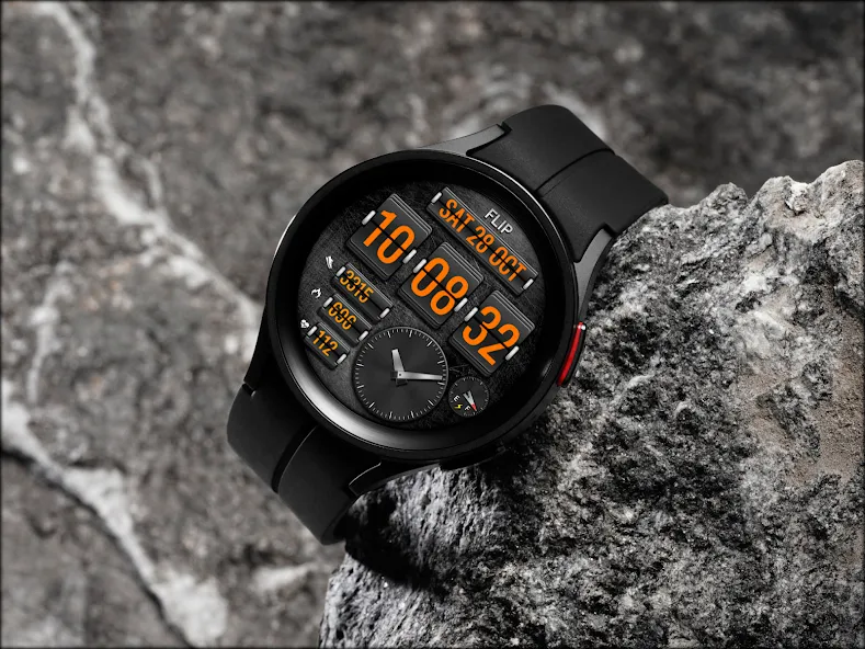 DIGI FLIP URX16 Watch face screenshot 4