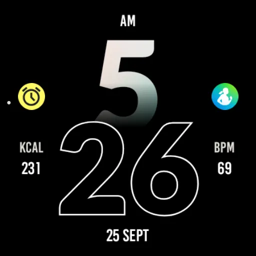 Active Snow Watch Face screenshot 4