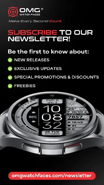 Digital Watch Face OMG 377 screenshot 8
