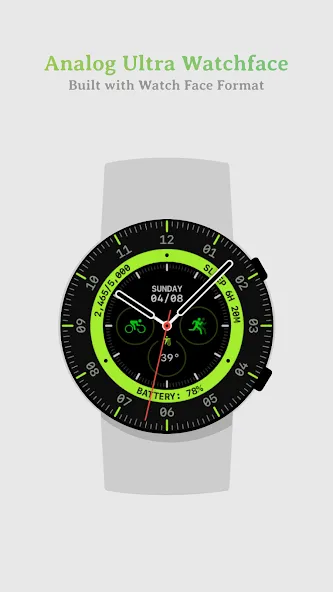 Analog Ultra Watch Face screenshot 1