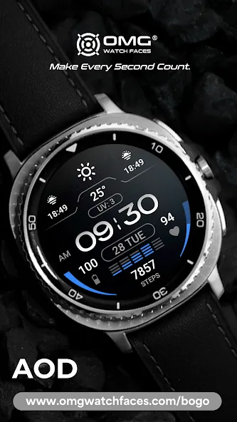 OMG 448 Weather Fitness Watch screenshot 6