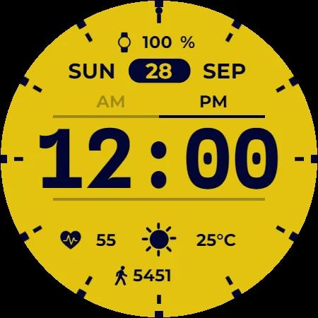 Clear Type Watch Face screenshot 6