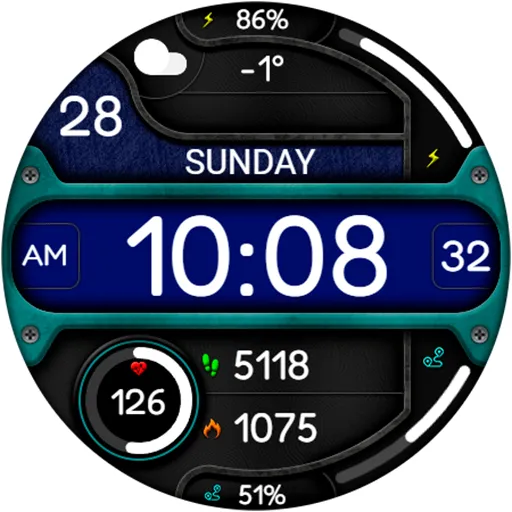 DIGI TRAMON URX52 Watch face screenshot 17