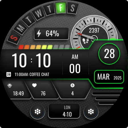 MJ168 Digital Sport Watch Face screenshot 25