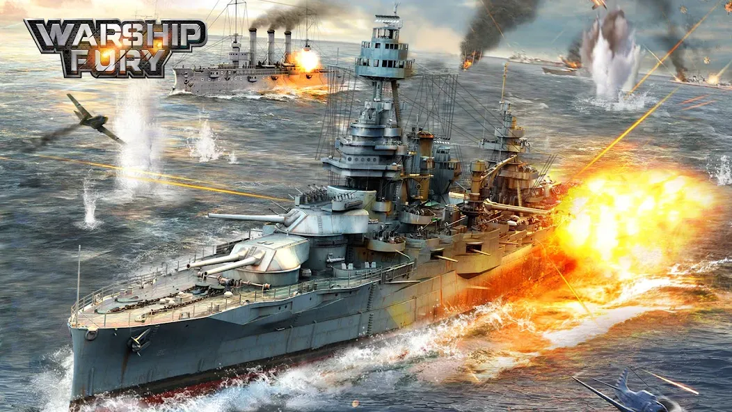 Fúria do navio de guerra screenshot 1