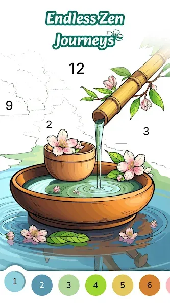 Color Flow - Color by Number screenshot 1