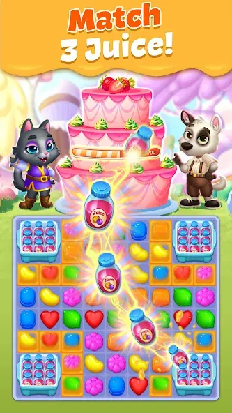 Pet Candy Puzzle-Match 3 games screenshot 4