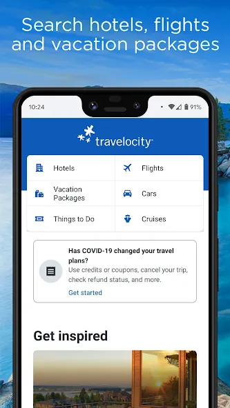 Travelocity Hotels & Flights screenshot 1