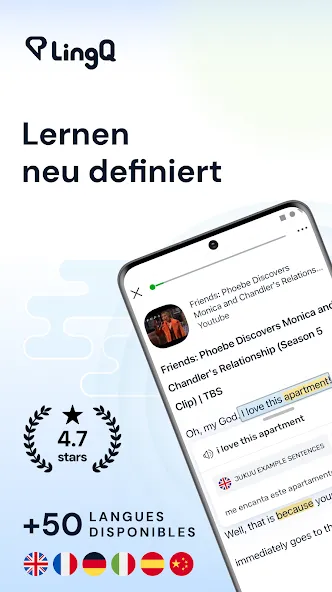 LingQ: Sprachen Schnell Lernen screenshot 1