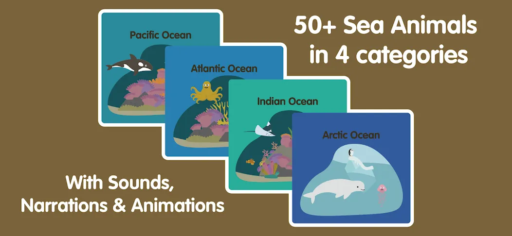 Learn Ocean Animals for kids screenshot 11