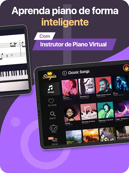 Simpia: Aprenda Piano Rápido screenshot 8