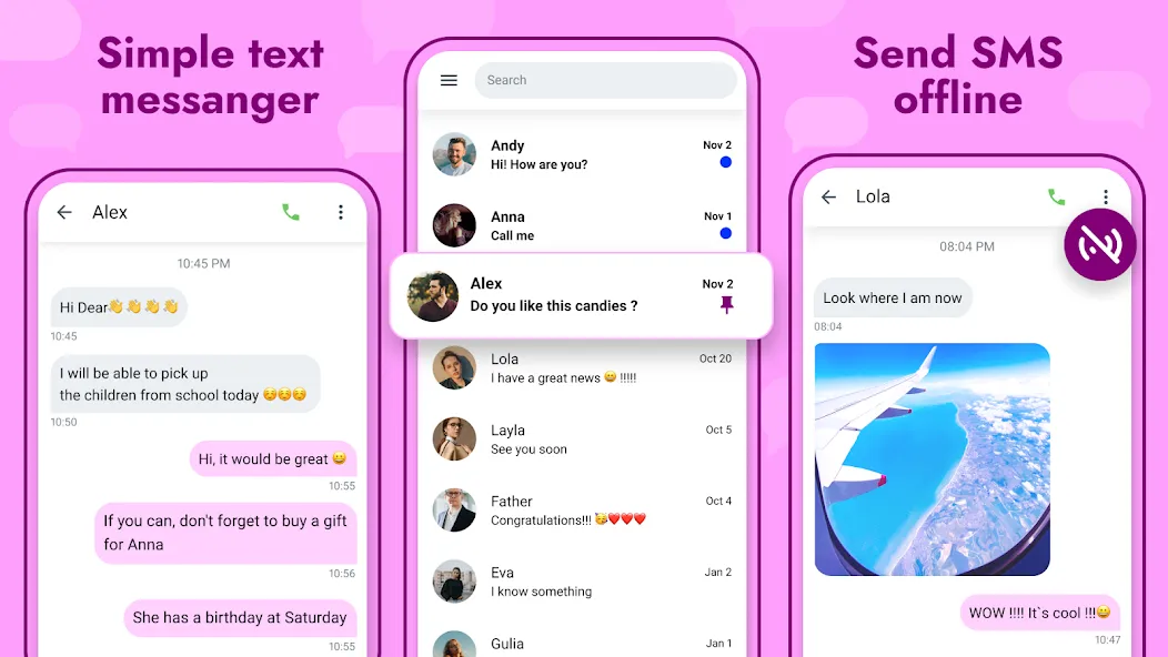 Messages - SMS Texting App screenshot 25