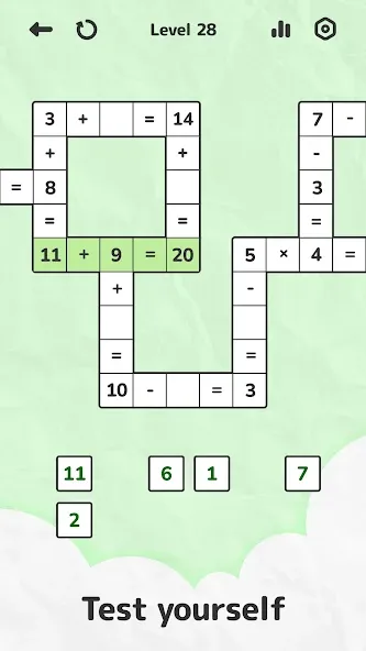 Math Crossword — Number puzzle screenshot 2