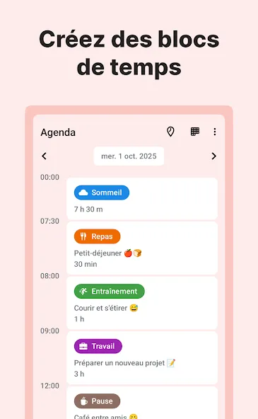 TimeTune - Agenda & Planning screenshot 1