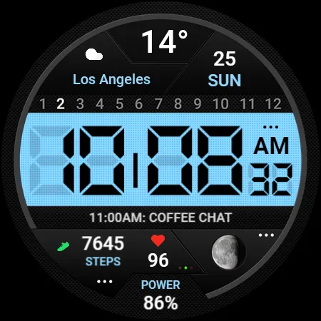 TVV Digital 2 Watch Face screenshot 12