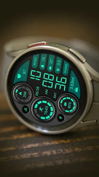 Retro Green ZKin Watch screenshot 19