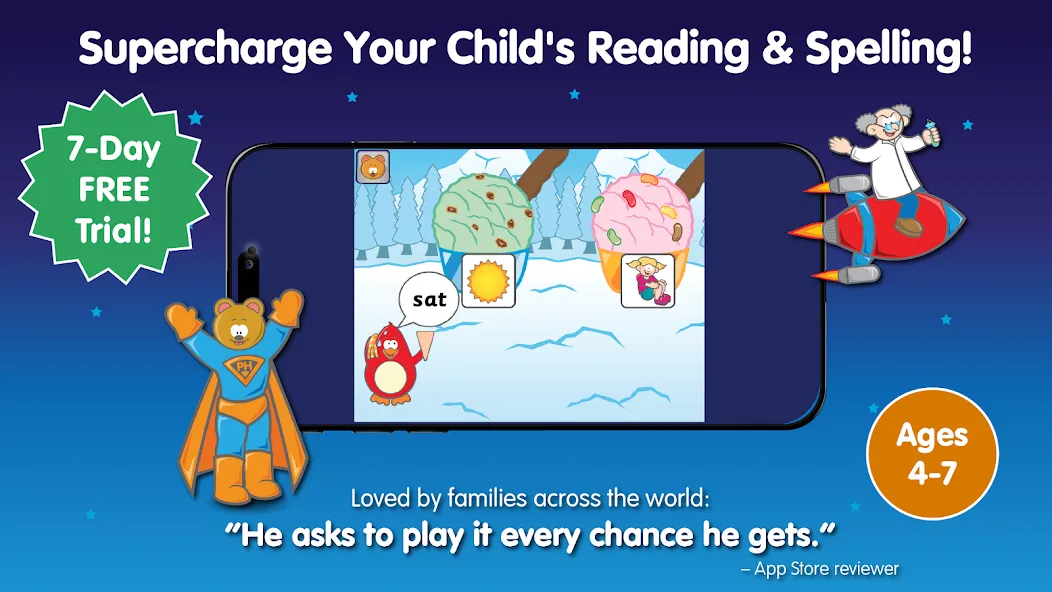 Phonics Hero: Learn to Read screenshot 1