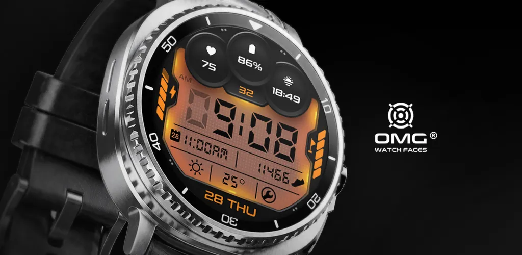 OMG 454 - Modern Retro Watch screenshot 1