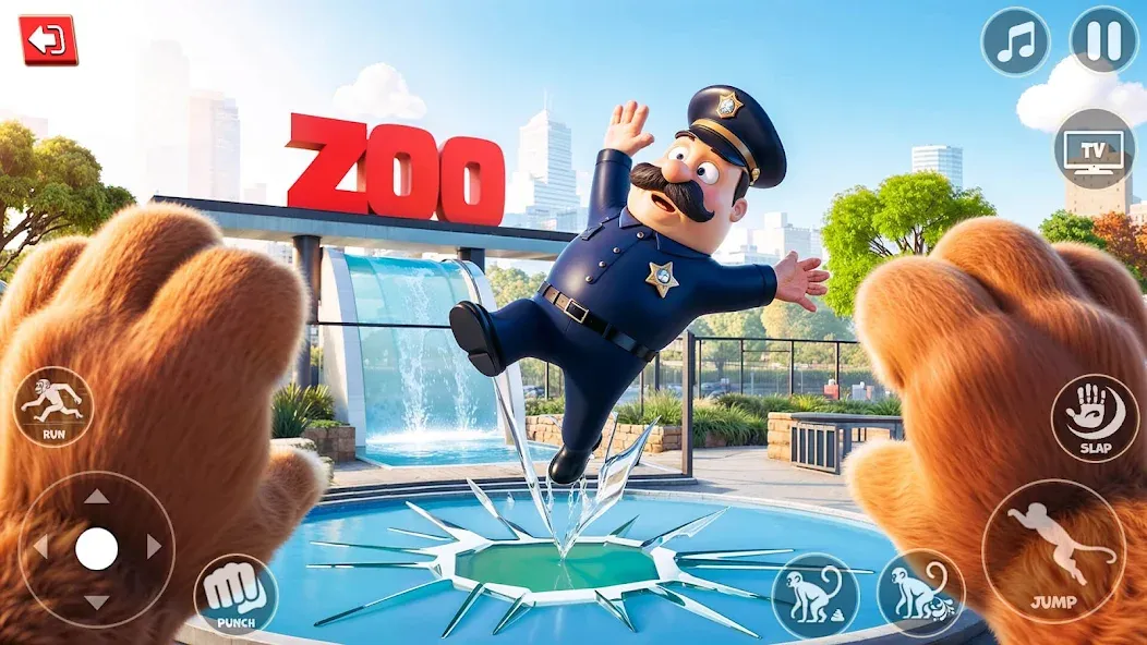 I Am Zoo Monkey Life Simulator screenshot 3