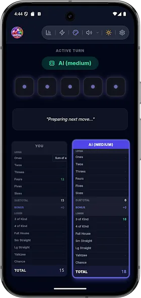 Neon Yahtzey Offline Edition screenshot 15