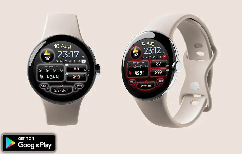 Digital Deefon Watch Face screenshot 1