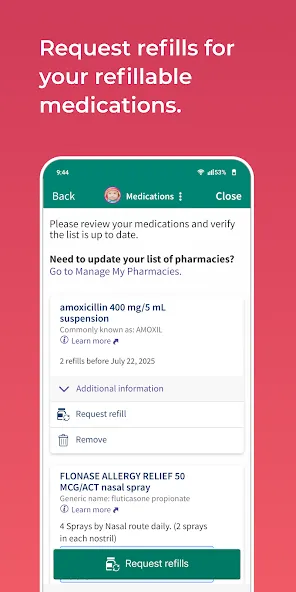 Nemours Children’s MyChart screenshot 6