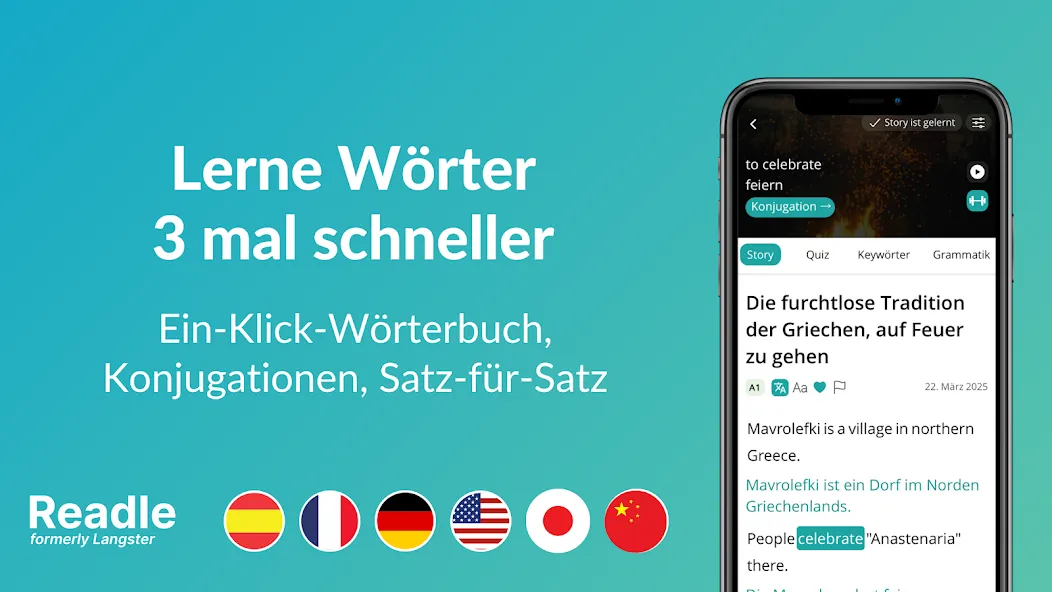 Readle (ex—Langster) Sprachen screenshot 3